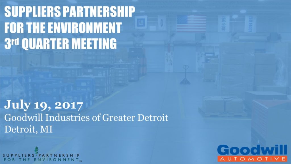 Goodwill Detroit to host SP on July 19