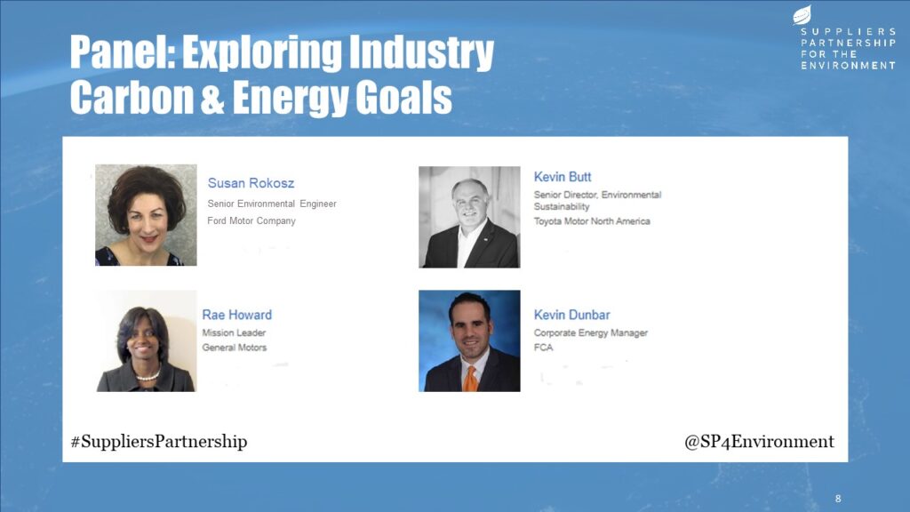 SP Q4 Sessions on Industry Carbon / Energy Goals